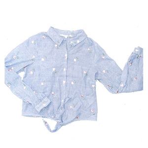 Women’s Tie Button Shirt